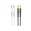 BUDI AUX CABLE 1.2M BENDING RESISTANT DESIGN GOLD PLATED CONNECTER - DC150AUX12B