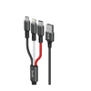 Budi Flexi Metal 3 – 1M Braided 2.4A Charging Cable – Model (DC203A8)
