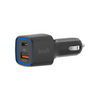 Budi Power Drive Duo – Dual-Port Fast Charging Car Adapter- Model (CC065TB38)
