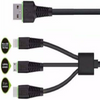 Budi Flex Coil 3 – 3-in-1 Bending Resistant Coil Cable – Model (DC150T3SB)