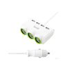 Budi Multi Charge Pro – 34W High-Speed Car Charger Hub- Model (CC650W)