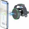 Budi Universal Magnetic Car Holder - Universal Magnetic Wireless Car Charger Holder (Windshield +Vent+ Retractable Cable) - CM579B