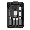 Budi Power Box 6 – All-in-One Cable Set for iPhone & iPad- Model (DC515CMB (MFI))
