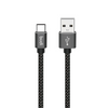Budi Charge Master – 3m USB to Micro/Lightning/Type-C Metal Cable – Model (DC206T30B)