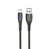 Budi Auto Snap 3-in-1 – LED Zinc Alloy Fast Charge Cable – Model (DC212T10L)